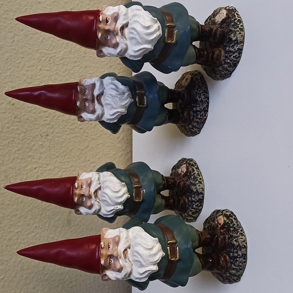 Other - 4 Garden Gnomes | Miniature Statues | 6 in height